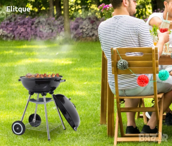 Сферично барбекю Kugel Grill, снимка 7 - Скари - 52716393