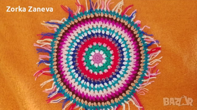 Възглавнички за стол,домашноплетени., снимка 5 - Декорация за дома - 53964417