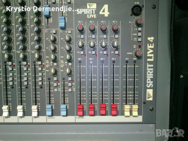 Продавам professional audio mixers Saundcraft spirit live 4 - 24 канала , снимка 2 - Други - 31133290