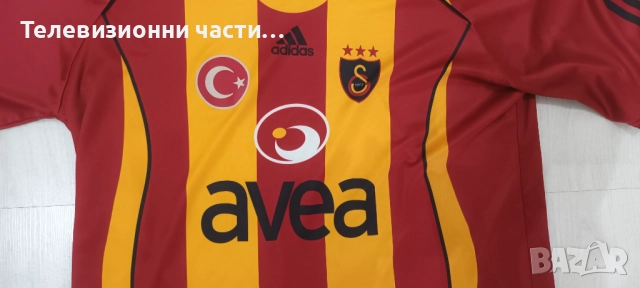 Футболна тениска на Галатасарай от сезон 2006/2007 Adidas размер L рядък модел, снимка 4 - Спортни дрехи, екипи - 51635240