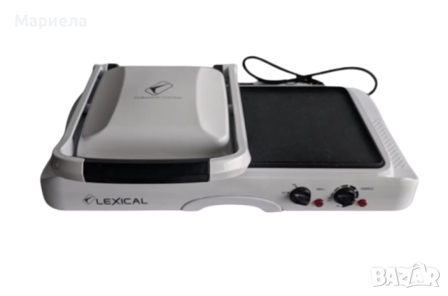 Грил преса и скара 3 в 1 Lexical LSM-2550-1; 2 години гаранция, снимка 2 - Скари - 52553736