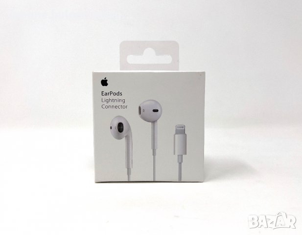  Слушалки EarPods Apple за iPhone Айфон 7 8 Х 11 12 13 до 14 Pro Mах, снимка 1 - Слушалки, hands-free - 37119892