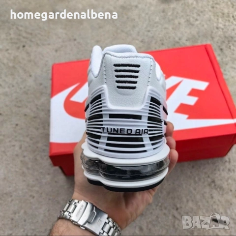 Маратонки Nike Air Max TN3 Plus 'White/Black' – Tuned Air в бяло! 👟🤍🖤, снимка 3 - Маратонки - 54317156