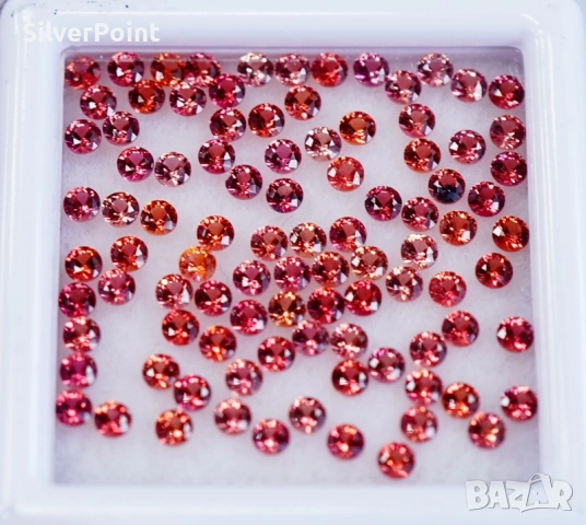 Сапфири Падпарача VVS калибрирани 