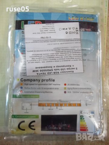 Комплект"RGB LED"лента 5 метра150 leds+контролер и захранв., снимка 5 - Лед осветление - 40001632