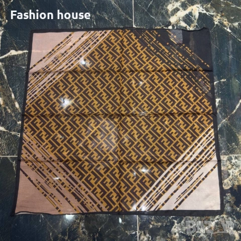 Fendi шал коприна, снимка 2 - Шалове - 53291242