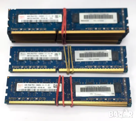 RAM памети Hynix,Kingston DDR3 - модули по 4GB ДДР3 DDR3-1600 KVR16N11/4 от Lenovo/HP, снимка 2 - RAM памет - 47893064