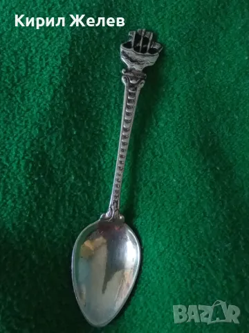 СТАРА НЕМСКА КАПИТАНСКА КОЛЕКЦИОНЕРСКА СРЕБЪРНА ЛЪЖИЧКА За КАФЕ СРЕБРО 800 ПРОБА 42985, снимка 15 - Колекции - 44376271