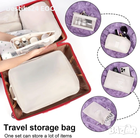 Органайзери за куфар OSDUE – комплект 10 броя, водоустойчиви, снимка 2 - Аксесоари и консумативи - 53154367