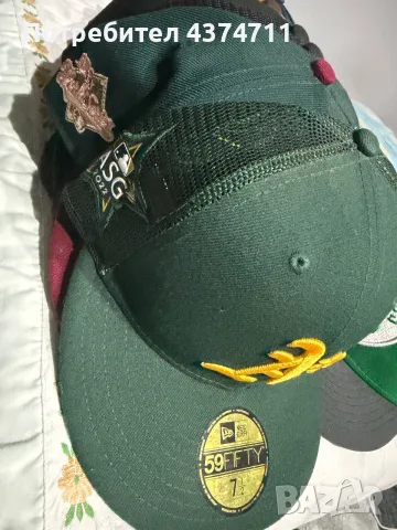 Продавам колекция от шапки New era и  Mitchell and Ness, снимка 7 - Шапки - 55986237