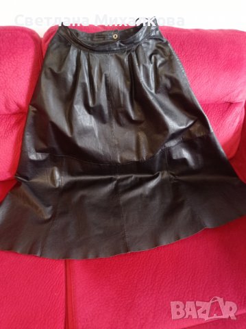 Продавам дамска кожена пола, снимка 8 - Поли - 38803224