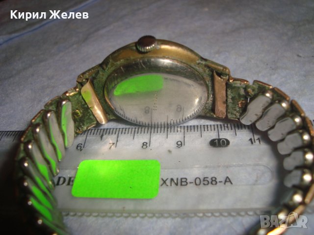 СТАР МЪЖКИ РЯДЪК НЕМСКИ или ШВЕЙЦАРСКИ РЕТРО ЧАСОВНИК ИНКАБЛОК с РАЗТЕГАЕМА ПОЗЛАТЕНА ВЕРИЖКА 28400, снимка 7 - Антикварни и старинни предмети - 37349327