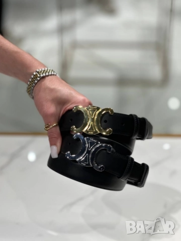 Колани от естествена кожа в кутия celine