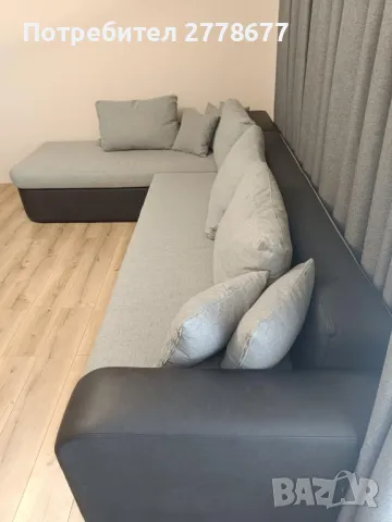 ЪГЛОВ ДИВАН, снимка 3 - Дивани и мека мебел - 49048021