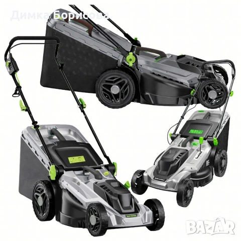 Мощна електрическа косачка за трева 2400W , снимка 12 - Градинска техника - 53944703