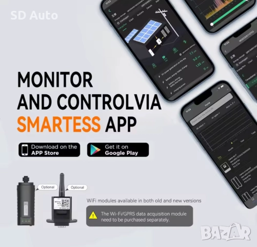 Pow Mr WiFi Модул за соларен инвертор, снимка 3 - Друга електроника - 52190472