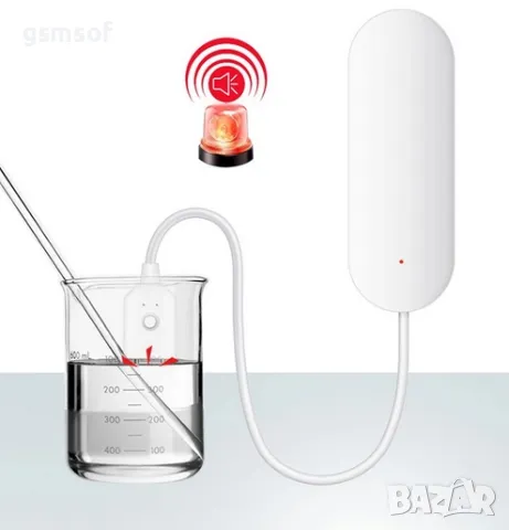 WiFi алармен, известителен датчик за ниво на вода (наводнение) - известява на телефон, снимка 8 - Друга електроника - 47715396