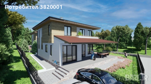 Двуетажна къща с 3 спални в Приселци в самостоятелен парцел, снимка 2 - Къщи - 52328233