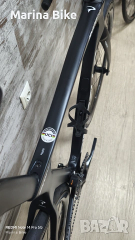 Карбонов шосеен велосипед Pinarello Prince TiCR Disc 105 Di2 Fulcrum Wind| 51.5, снимка 9 - Велосипеди - 53167336