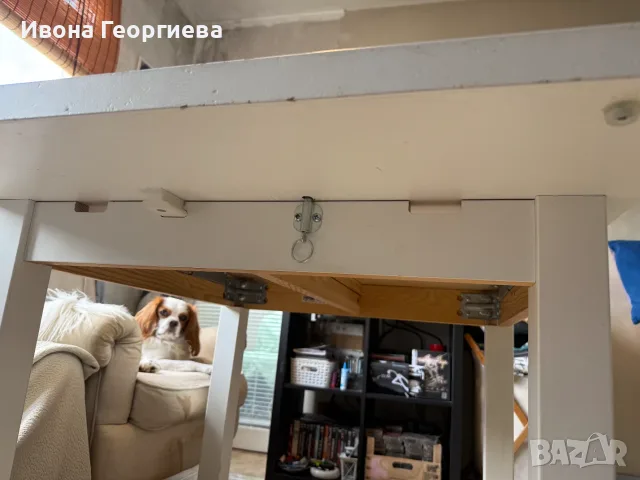 Продавам бяла разтегателна маса IKEA NORDVIKEN, снимка 6 - Маси - 56536388
