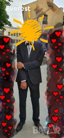 ARMANI костюм тъмносин 175 см,/ 52 размер