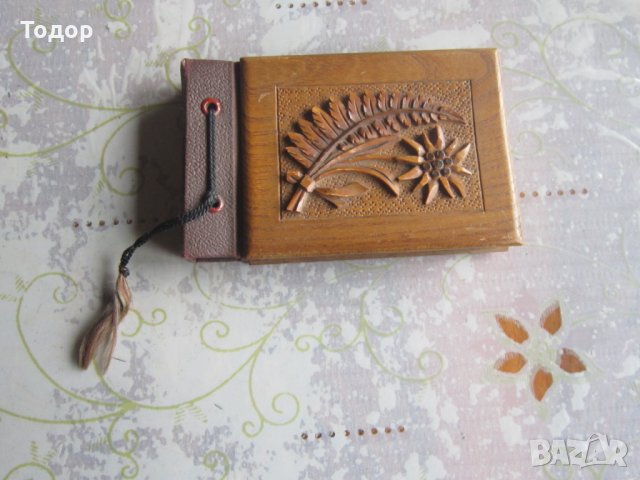 Немски албум за снимки фото албум дърворезба 3 Райх, снимка 7 - Други - 31798934