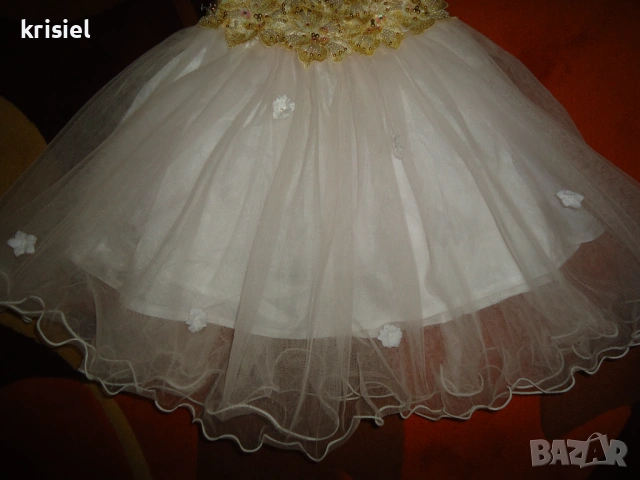 ЗА КРЪЩЕНЕ КРАСИВА РОКЛЯ--1 ГОДИНКА, снимка 5 - Бебешки рокли - 54149797