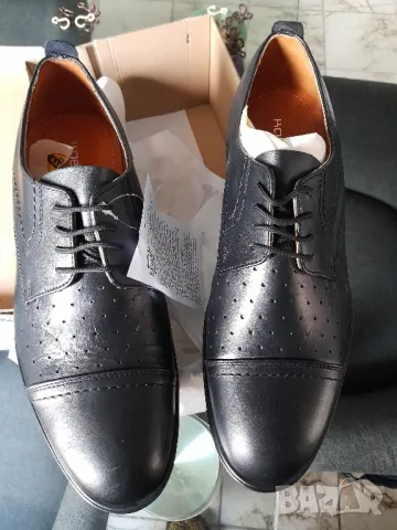 Мъжки кожени обувки летни 