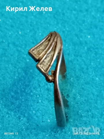 Стар ретро АРТ СТИЛ сребърен пръстен майсторска изработка 26427, снимка 4 - Пръстени - 52690724