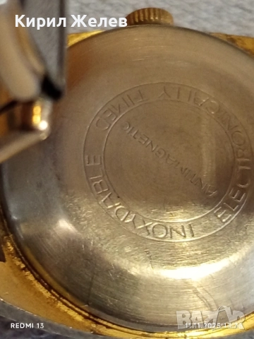 Стар механичен часовник дамски RUHLA ANTI-MAGNETIC GERMANY работи позлатен 51512, снимка 6 - Антикварни и старинни предмети - 52375785