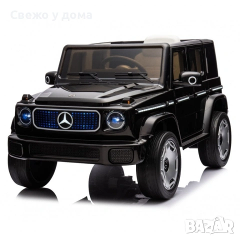 Акумулаторен джип Mercedes EQG Electric G-Class 12V с отварящи се врати меки гуми 4x4, снимка 11 - Коли, камиони, мотори, писти - 53960457