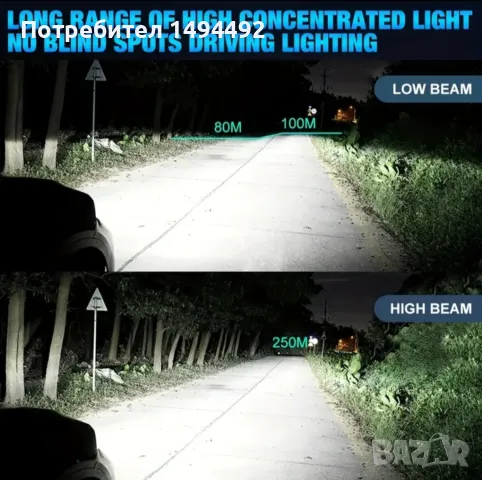 +800% Led Super Bright автомобилни крушки, снимка 12 - Аксесоари и консумативи - 48924321