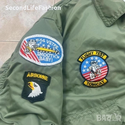 Винтидж яке US Army дамски размер XS, снимка 6 - Якета - 52461297