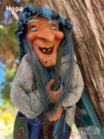 Висяща Баба Яга 30см., снимка 2 - Декорация за дома - 52263944