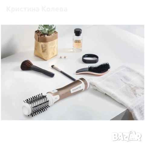 Сешоар Curler Rowenta Brush Active Compact CF9520 50mm, снимка 4 - Сешоари - 52742001