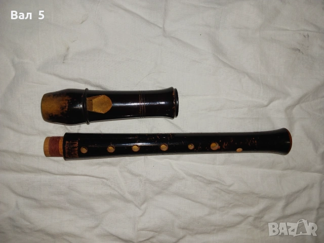 Стара дървена блокфлейта ALEXANDER HEINRICH - Германия, снимка 9 - Духови инструменти - 53246183
