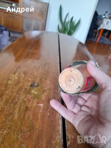 Стар дървен свещник, снимка 5 - Други ценни предмети - 48948142