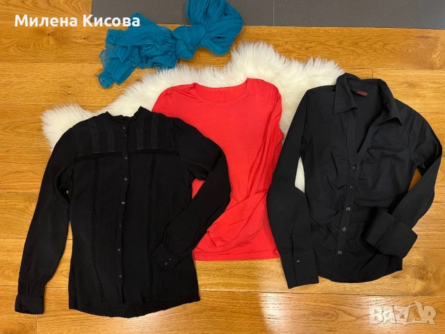 Сет от нови и в отлично състояние дрехи ХS, снимка 2 - Блузи с дълъг ръкав и пуловери - 53110386