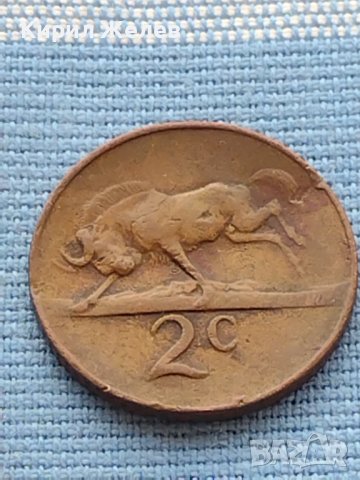 Монета 2 цента 1965г. Африка за КОЛЕКЦИОНЕРИ 41106, снимка 2 - Нумизматика и бонистика - 42788214