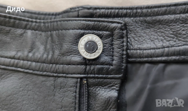 НОВ мъжки кожен панталон от естествена кожа JCC, снимка 6 - Панталони - 53184314