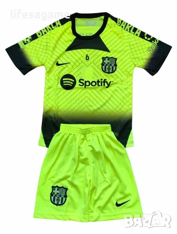 Детски футболен екип Барселона Педри Гави комплект Barcelona Pedri Gavi