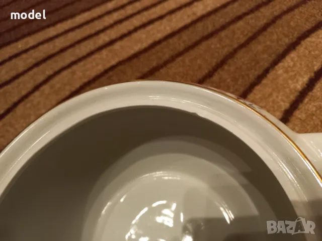 Порцеланов супник на завод Китка, Вместимост 3 литра, снимка 5 - Сервизи - 49273999