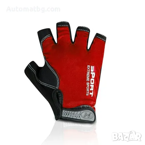 Ръкавици Automat, Мото и вело ръкавици, Без пръсти, Червен, снимка 3 - Аксесоари и консумативи - 49425237