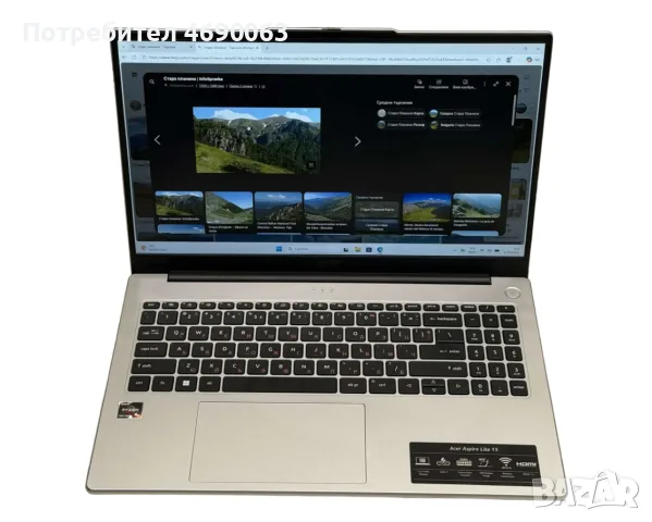 Acer Aspire 15 Lite, снимка 5 - Лаптопи за игри - 56393472