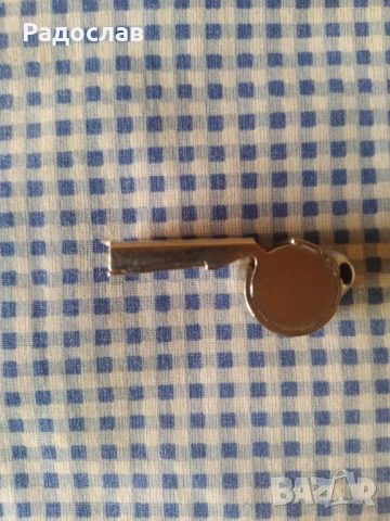 стара метална свирка ,,Спорт ", снимка 3 - Спортна екипировка - 51646311