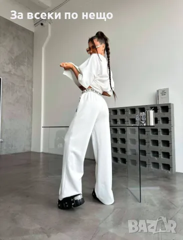 Miu Miu Дамски Комплект С 2 Части Тениска И Долнище Миу Миу - 2 Цвята Код A468, снимка 5 - Комплекти - 50089862