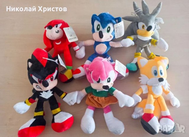 Плюшен Соник/Таралежка Соник/Sonic/Соник плюшена играчка 30 см/Соник герои, снимка 3 - Плюшени играчки - 38182435