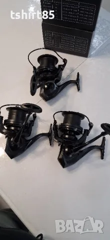 Намаление 3 броя шаранджийски макари Black NGK12000, снимка 3 - Такъми - 49021816