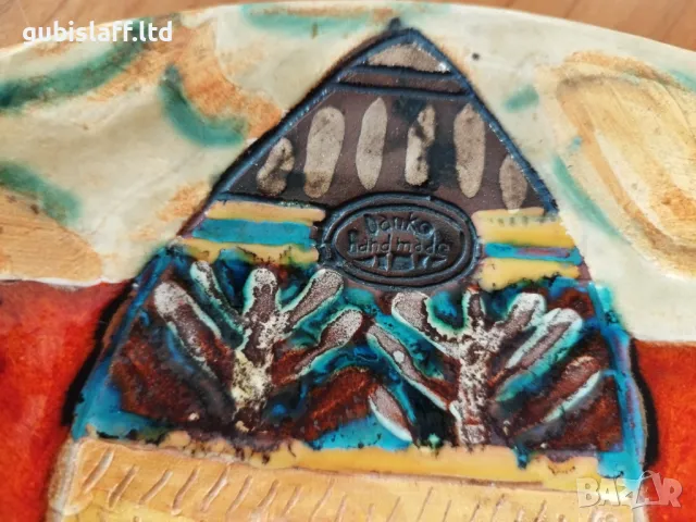 Керамична фруктиера, плато, ателие "Danko handmade", снимка 3 - Декорация за дома - 47709058