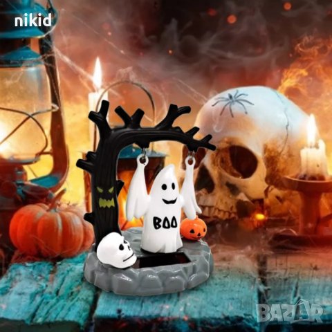 Духче тиква череп хелоуин Halloween Соларна танцуваща играчка фигурка украса торта сувенир кола, снимка 4 - Фигурки - 38998032